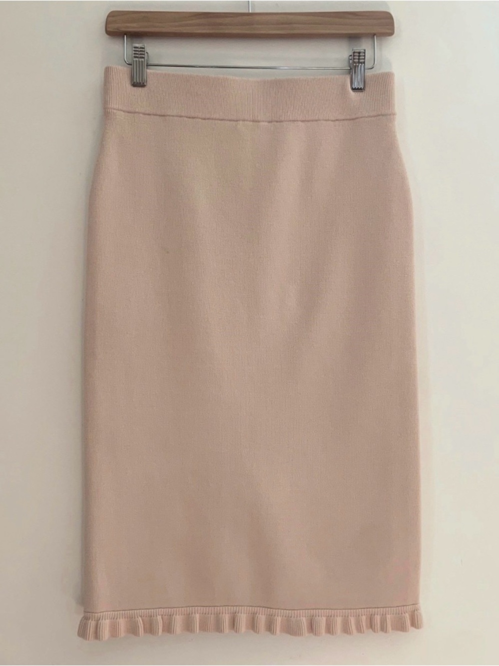 Club Monaco Lucah Ruffle-Trim Pencil Skirt - Picture 4 of 5